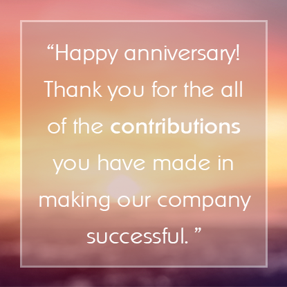 Sample Employee Appreciation Messages for Years of Service ... Sample Employee Appreciation Messages for Years of Service ...